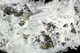 Chalcopyrite, Pyrite, Sphalerite and Quartz Crystals - Peru #126548-1